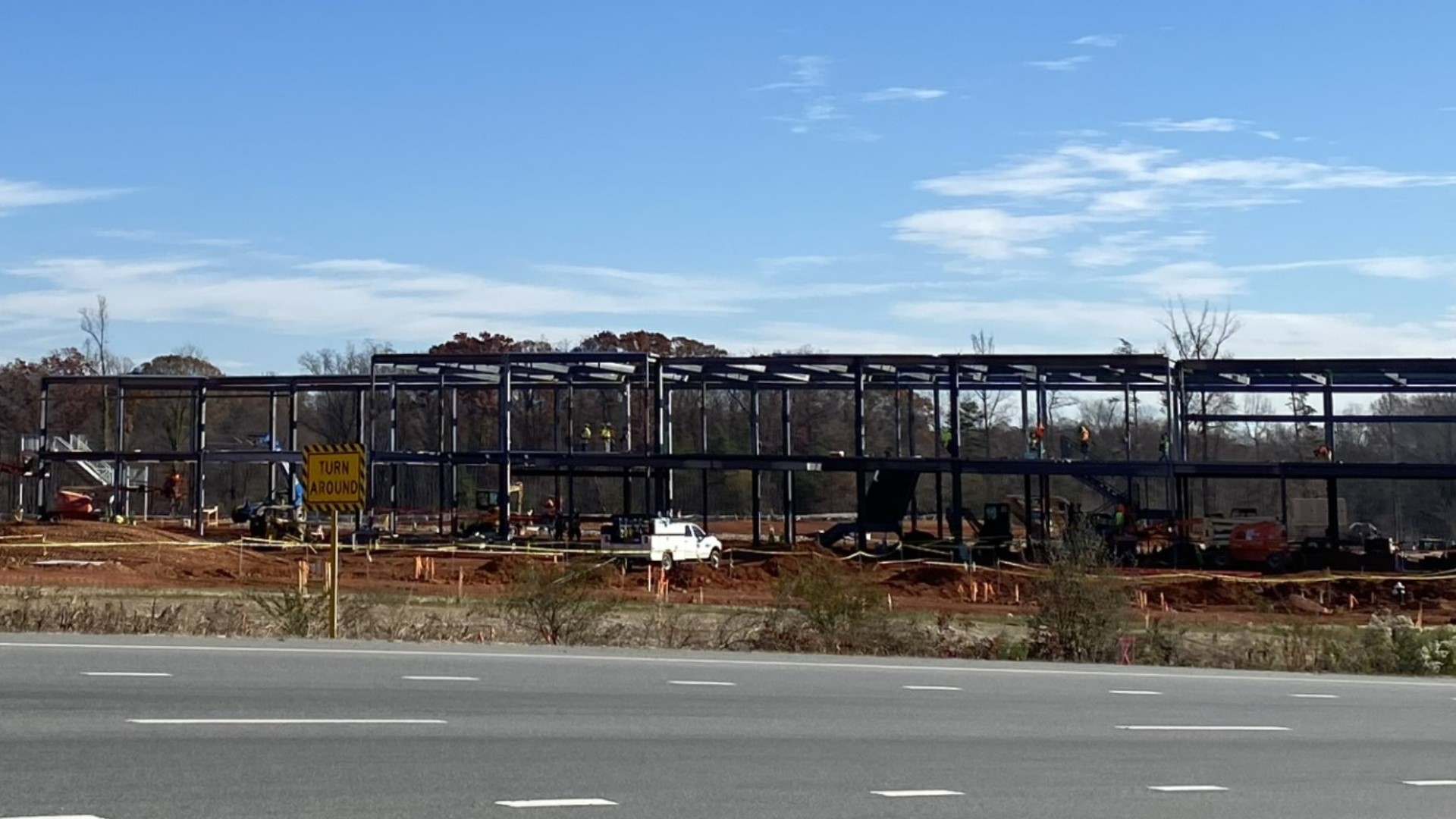 The new Topgolf entertainment complex in Greensboro is taking shape.