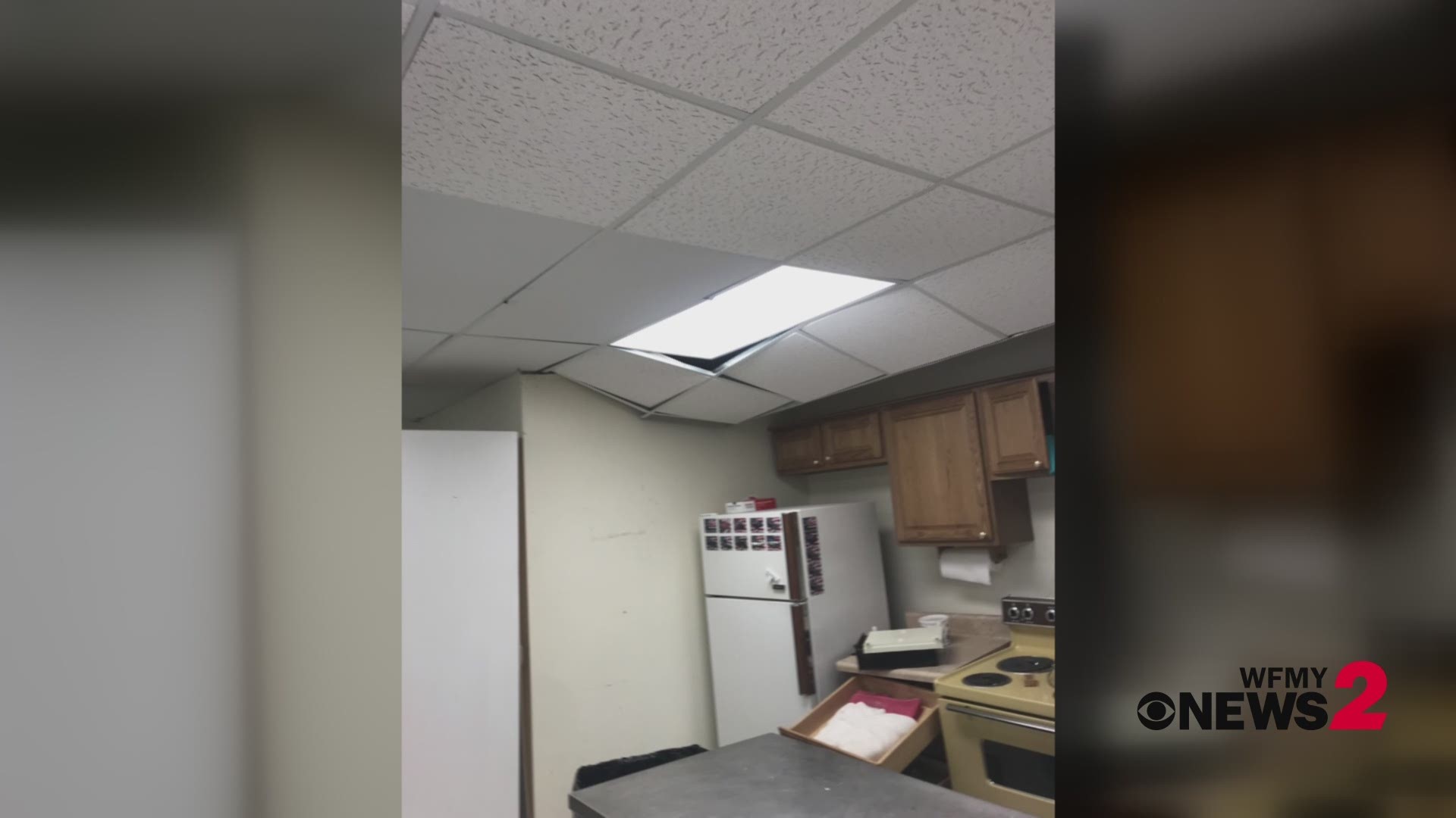 Video of damage inside home caused by Sunday's earthquake in Sparta, NC.