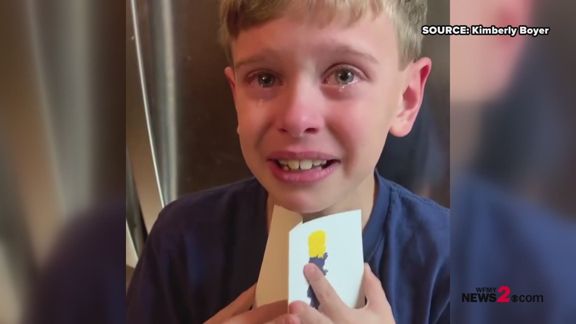 When 9-year-old Henry Boyer wrote a letter to the Michigan Marching Band, he didn't expect a response. But when he got one, he couldn't hold back tears of gratitude.