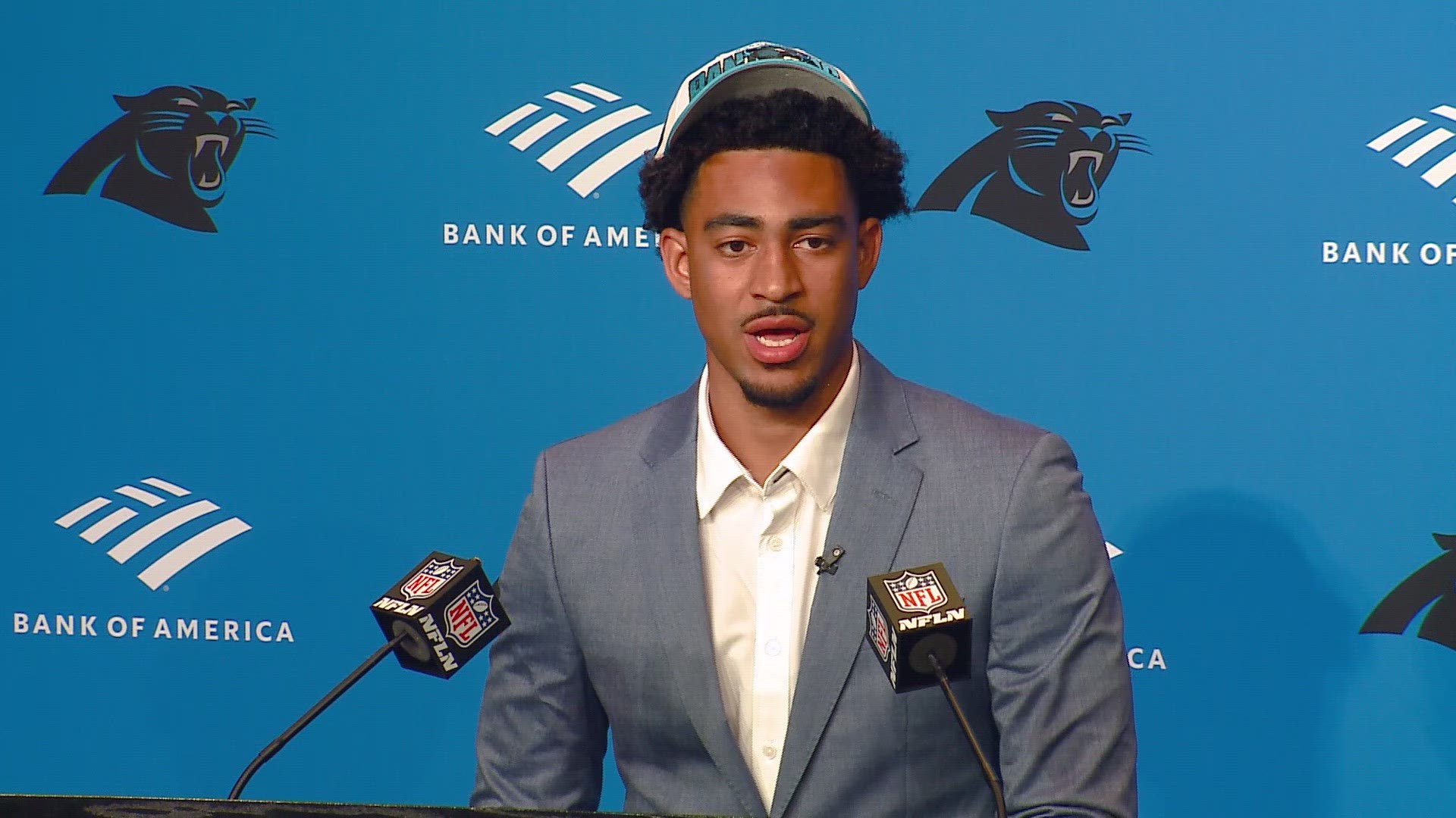 Panthers Quarterback Bryce Young speaks about Black QBs in the top 5 and NFL.