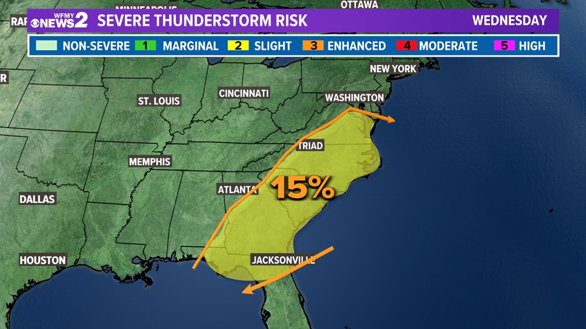 Strong winds, few tornadoes & flash flooding possible Wednesday - Vimarsana News