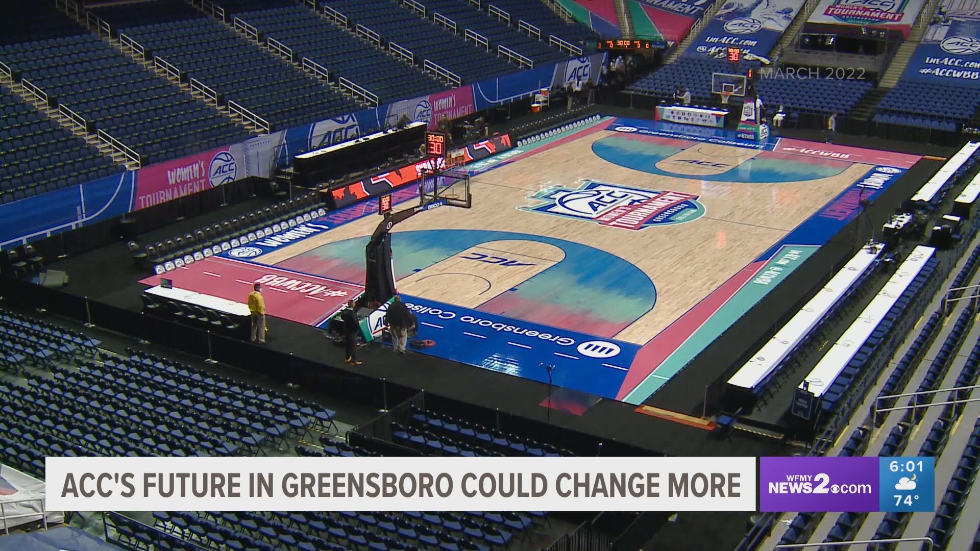 Greensboro has hosted the ACC women's basketball tournament for 23 of the last 24 years.