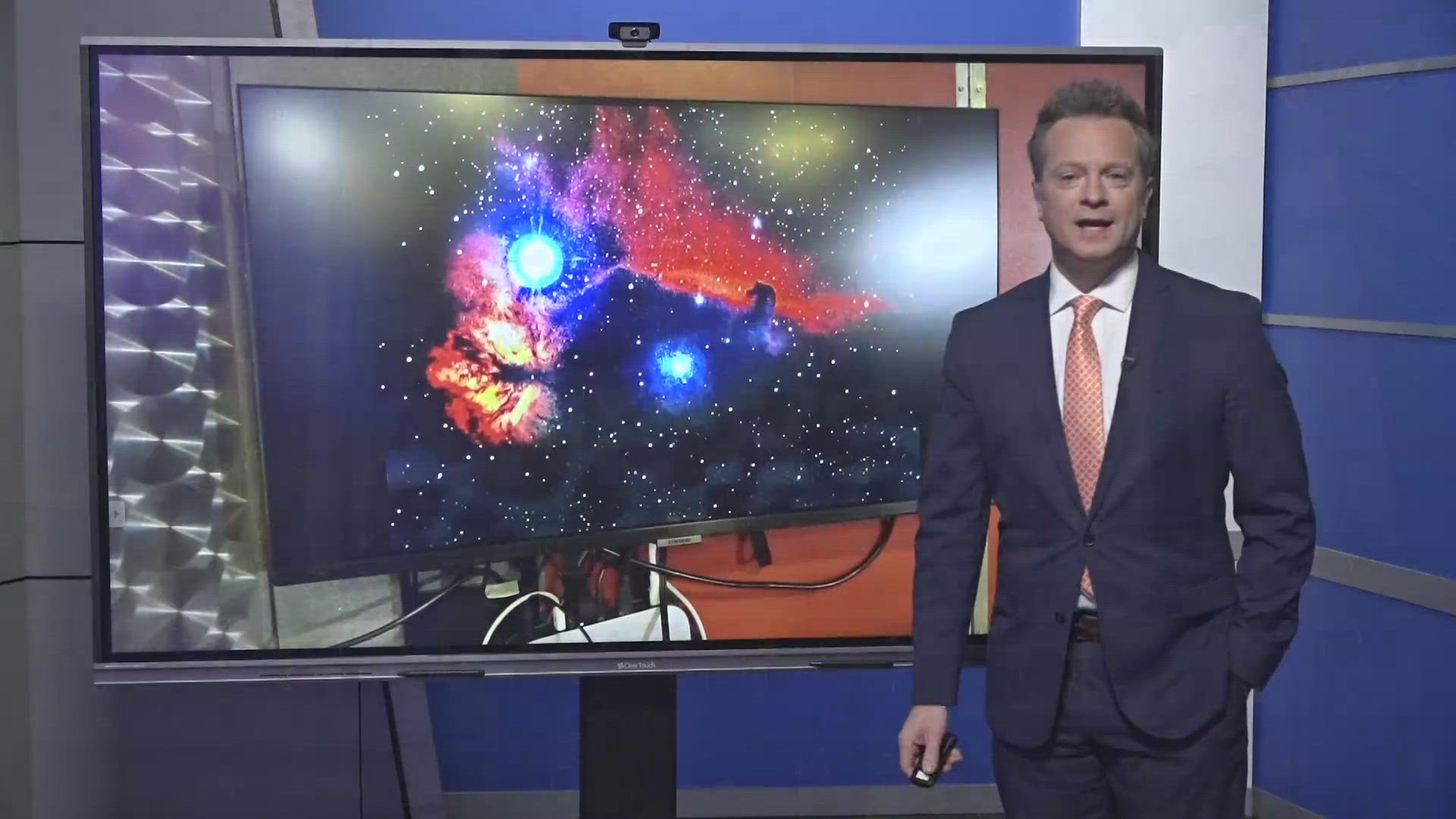WFMY News 2’s Christian Morgan walks viewers through a new solar system exhibit, giving them an outer world experience.