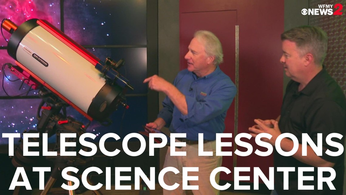 Telescope lessons at Greensboro Science Center