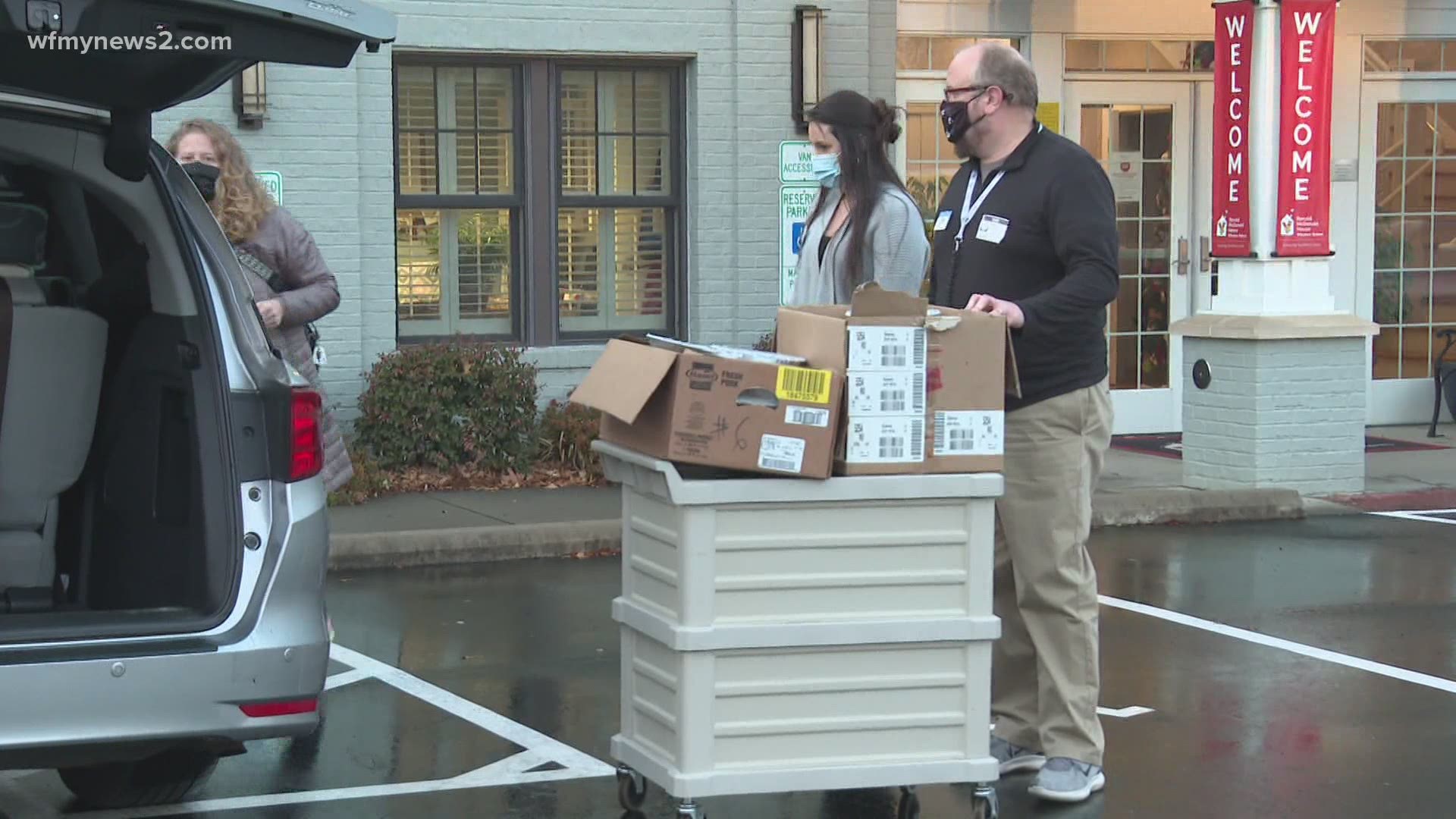 Heart and Home in Winston-Salem donated meals to Ronald McDonald House. The house has remained open during the pandemic.