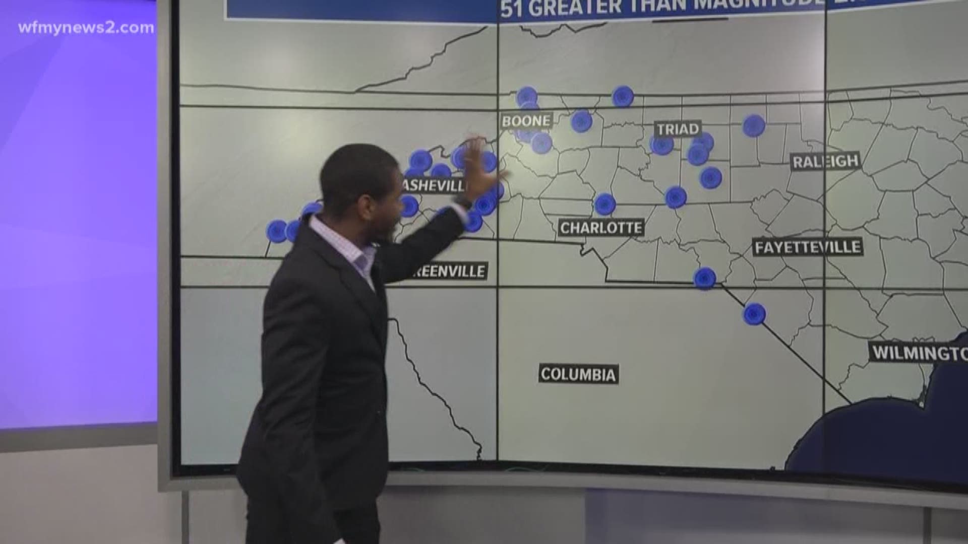 Here's a look at the history of earthquakes in the Triad.