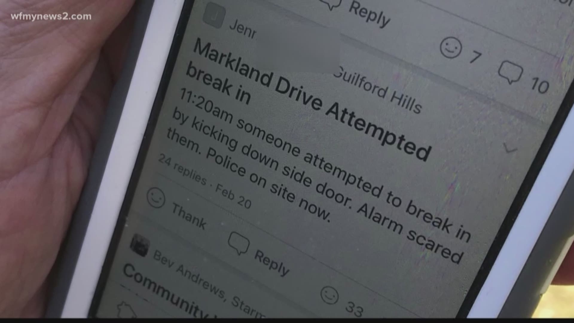 Nextdoor app allows neighbors to work together and with cops to fight crime.