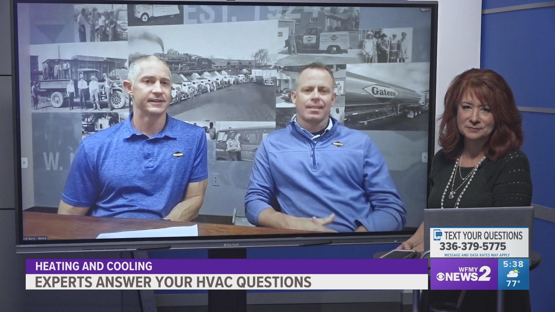 WFMY News 2's Tanya Rivera meets with Berico President and Vice President to discuss HVAC maintenance and answer viewer's questions.