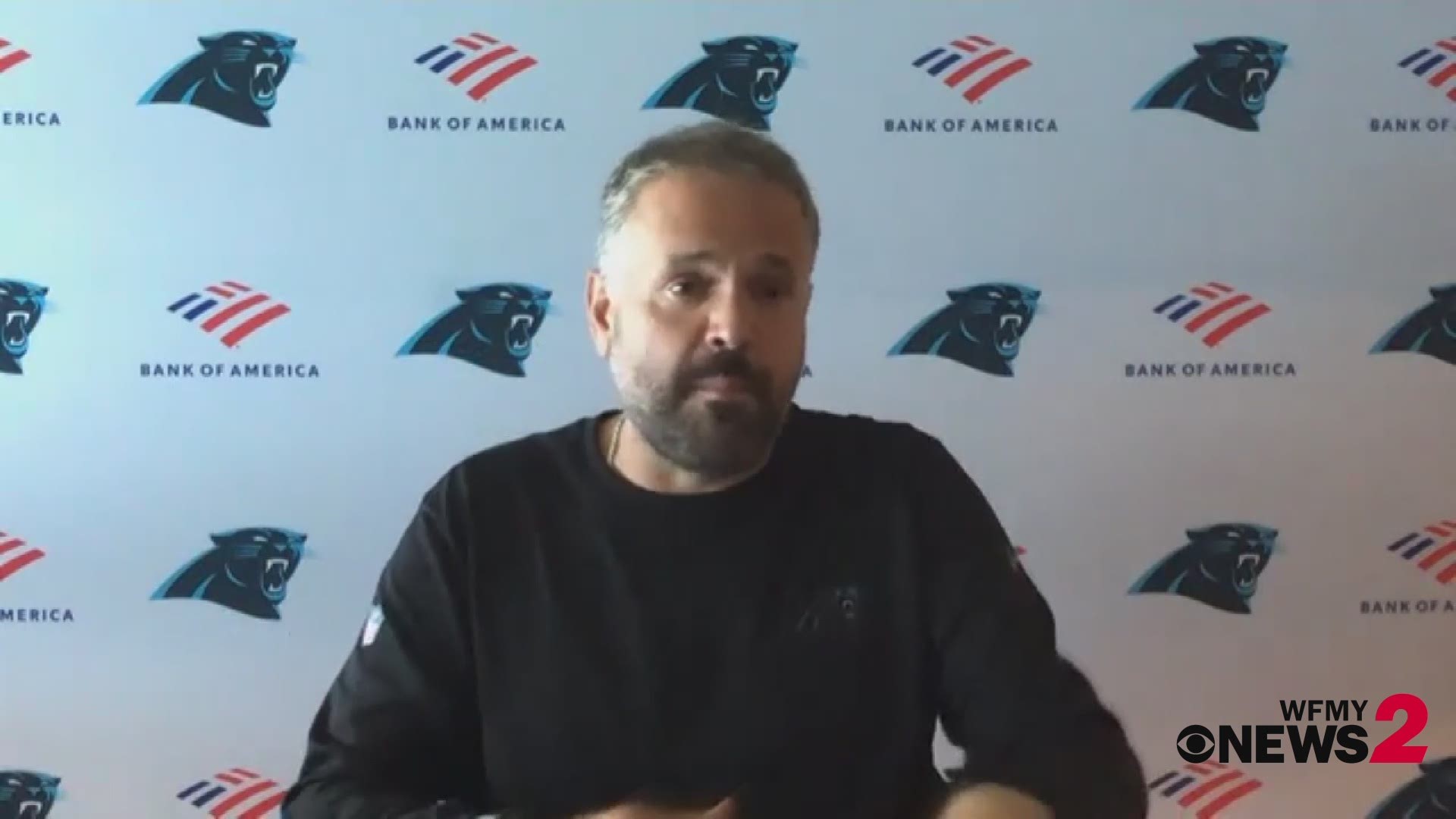 Panthers Head Coach Matt Rhule said the team has contact tracers to enforce social distancing. Players said they're being proactive and taking health seriously.