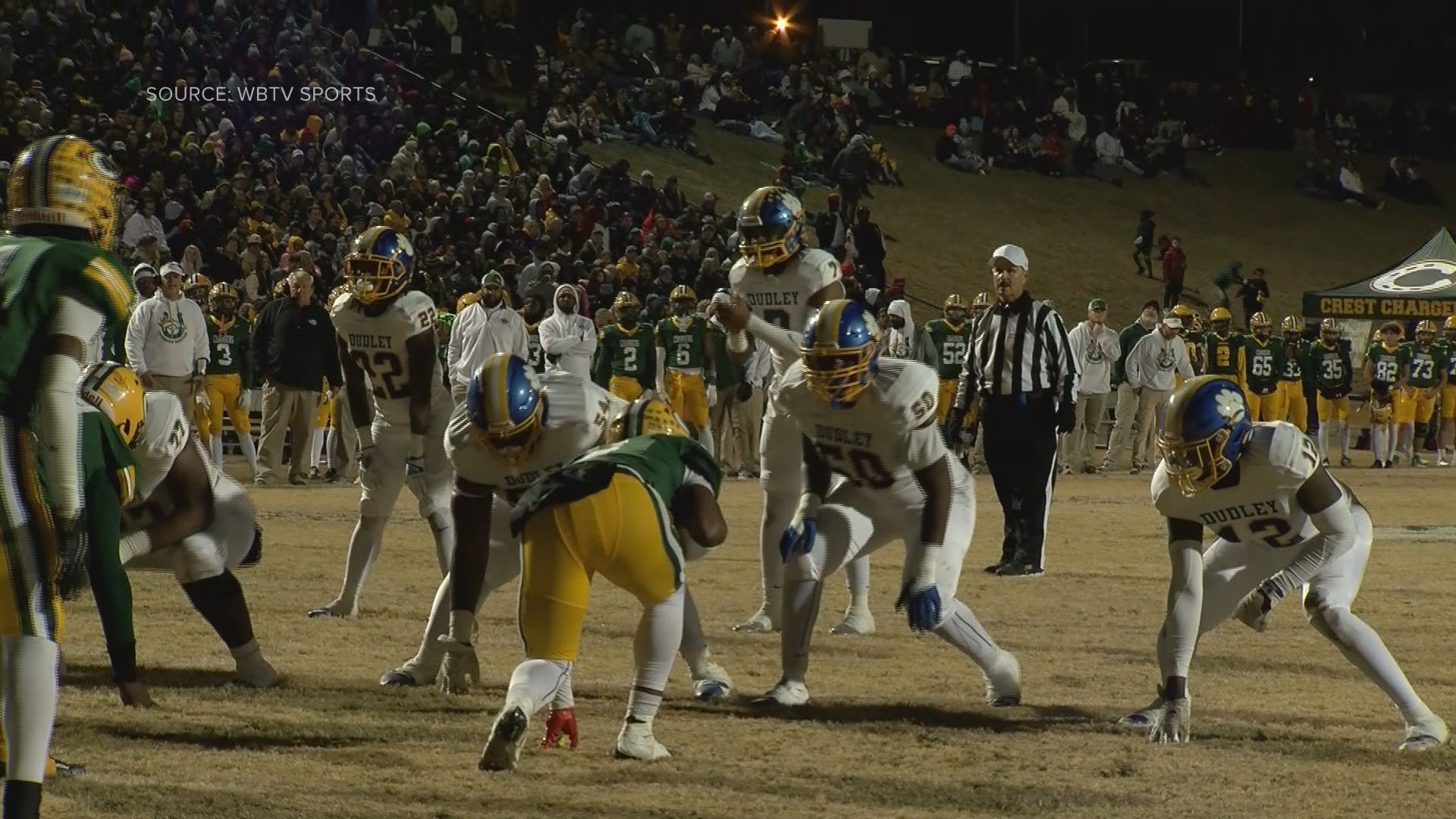 No. 4 Dudley vs. No. 1 Crest in NCHSAA Football Playoffs