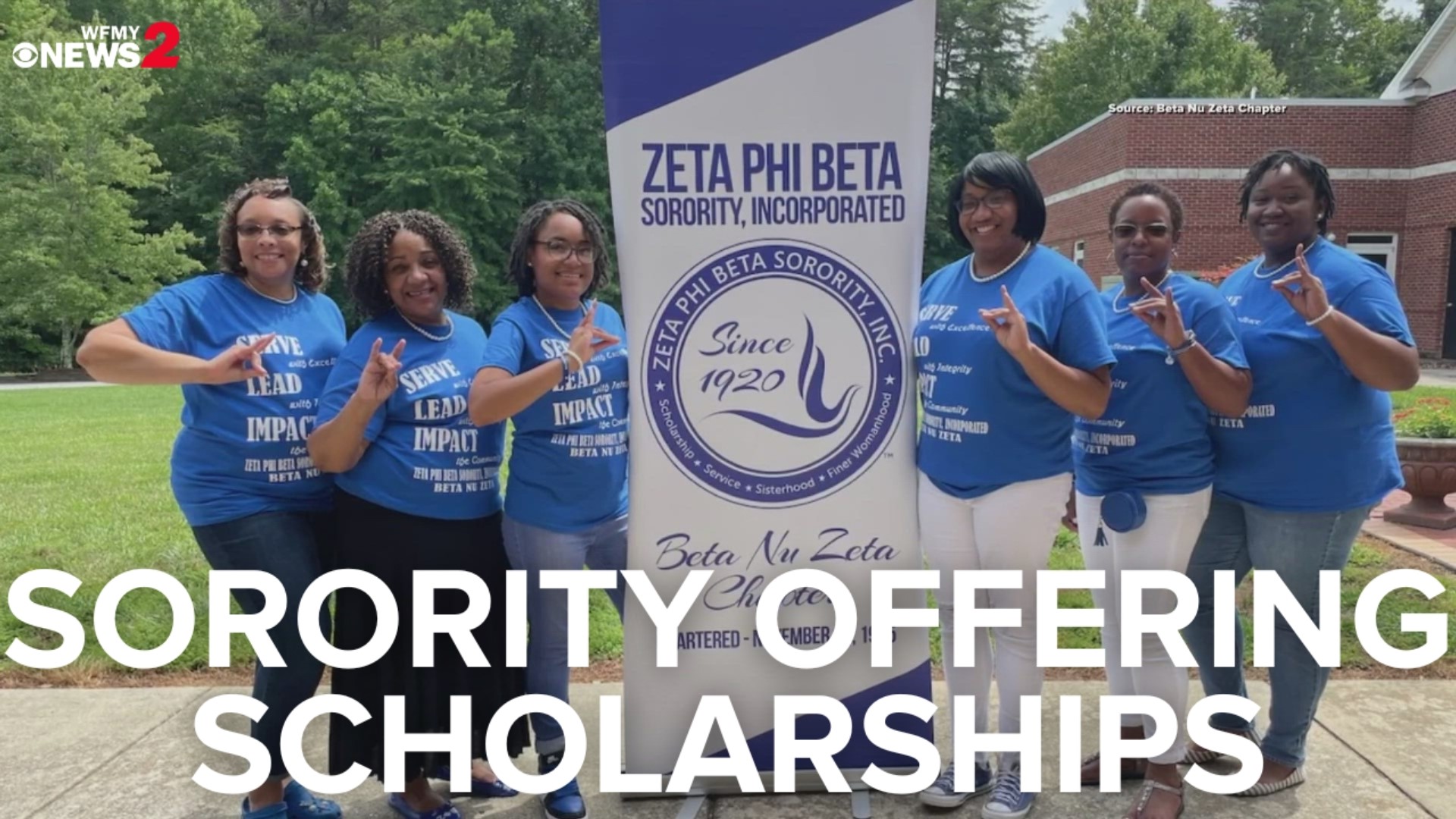The Beta Nu Zeta Chapter of Zeta Phi Beta Sorority, Inc. is awarding five scholarships to Guilford County high school students.
