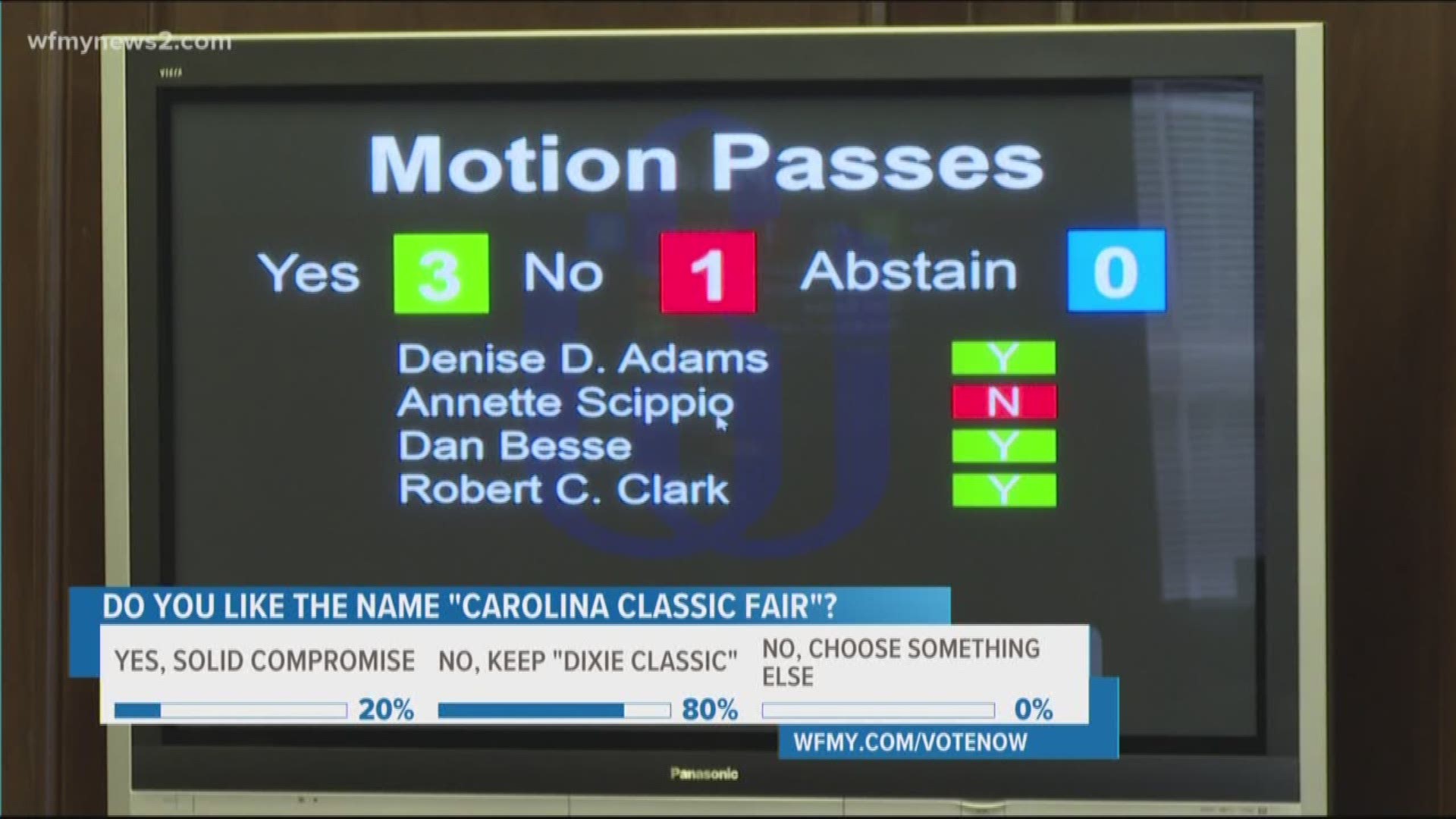 Tonight city council members drew from history to decide on the name "Carolina Classic Fair."