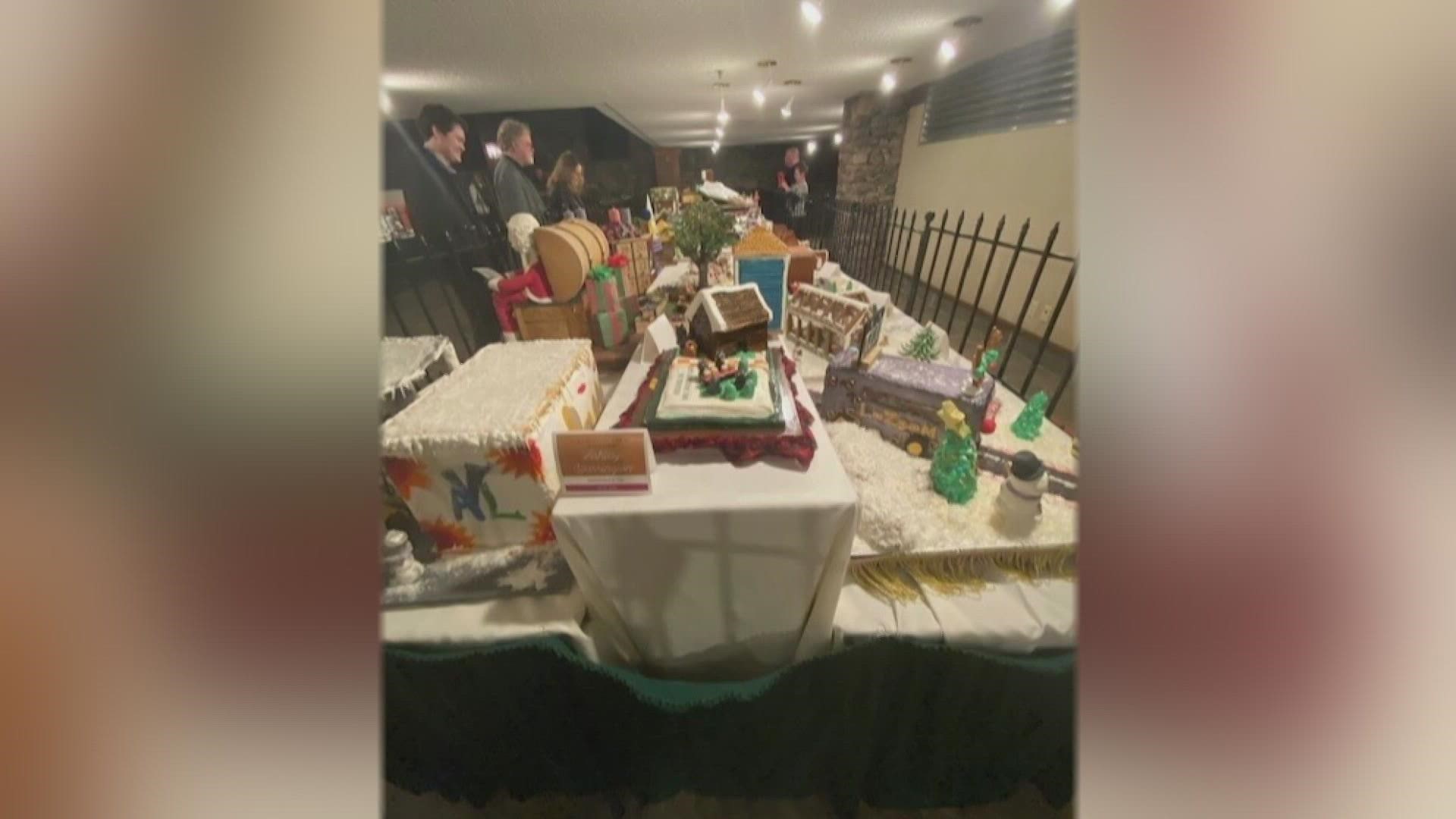 The National Gingerbread House Competition celebrated its 30th anniversary this year. It was held in Asheville, North Carolina.