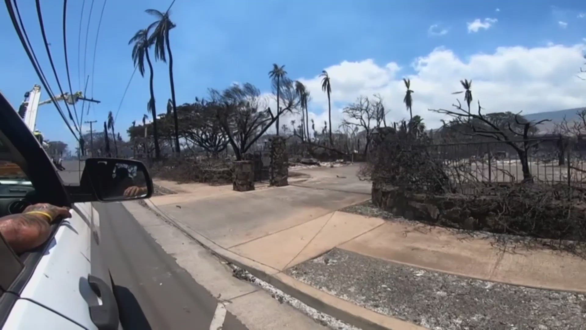 The couple left their resort and were unable to return, they slept in their car for two nights.