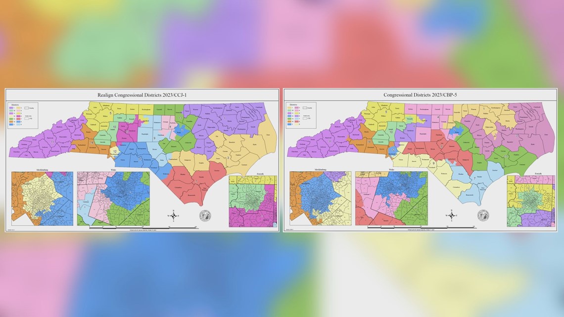 NC lawmakers choose new Congressional map for 2024