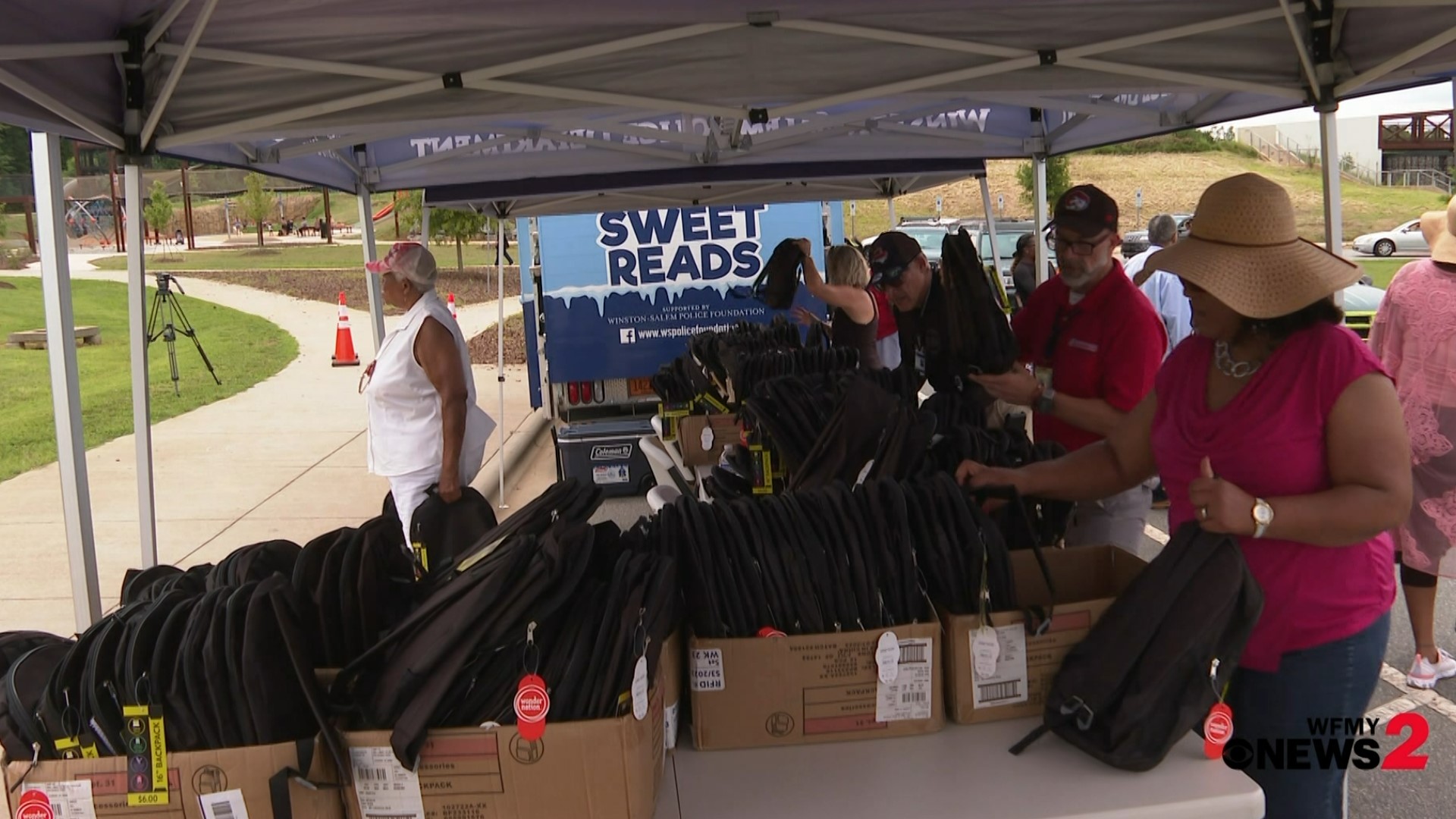 Communities across the Triad are supporting children heading back to school through backpack/supply giveaways and more!