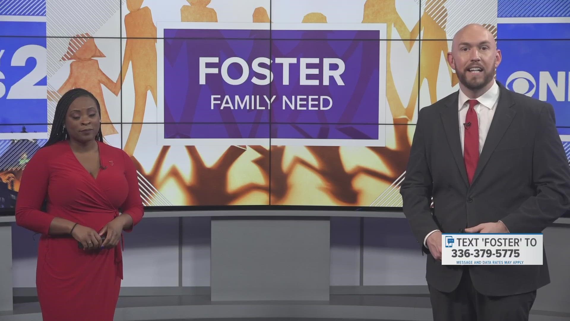 The Guilford County Department of Social Services is temporarily housing some foster children in office spaces. They say it’s because of a foster parent shortage.