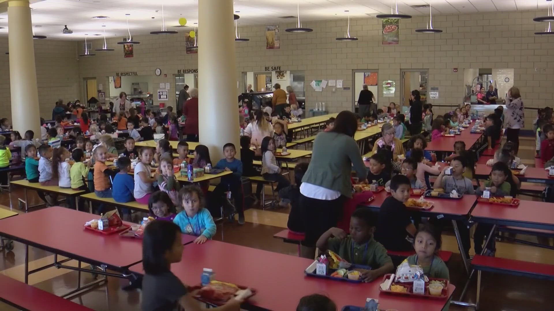 1.4 million is going to schools that currently offer free breakfast. They hope to change the stigma around free meals