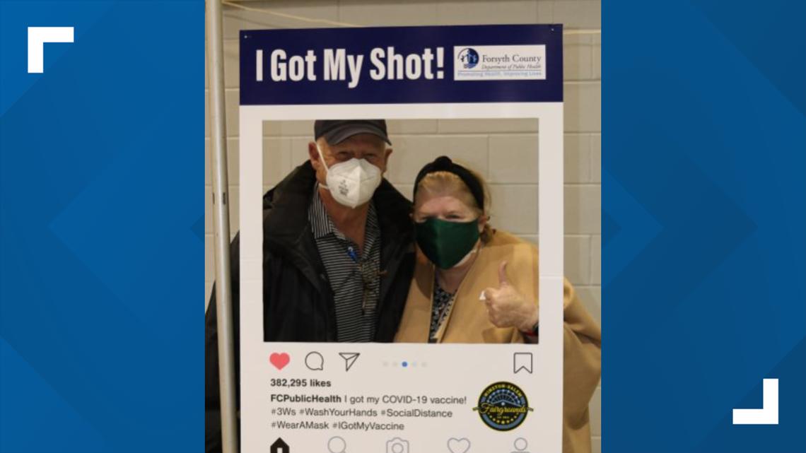 PHOTOS COVID19 vaccination site at the WinstonSalem Fairgrounds