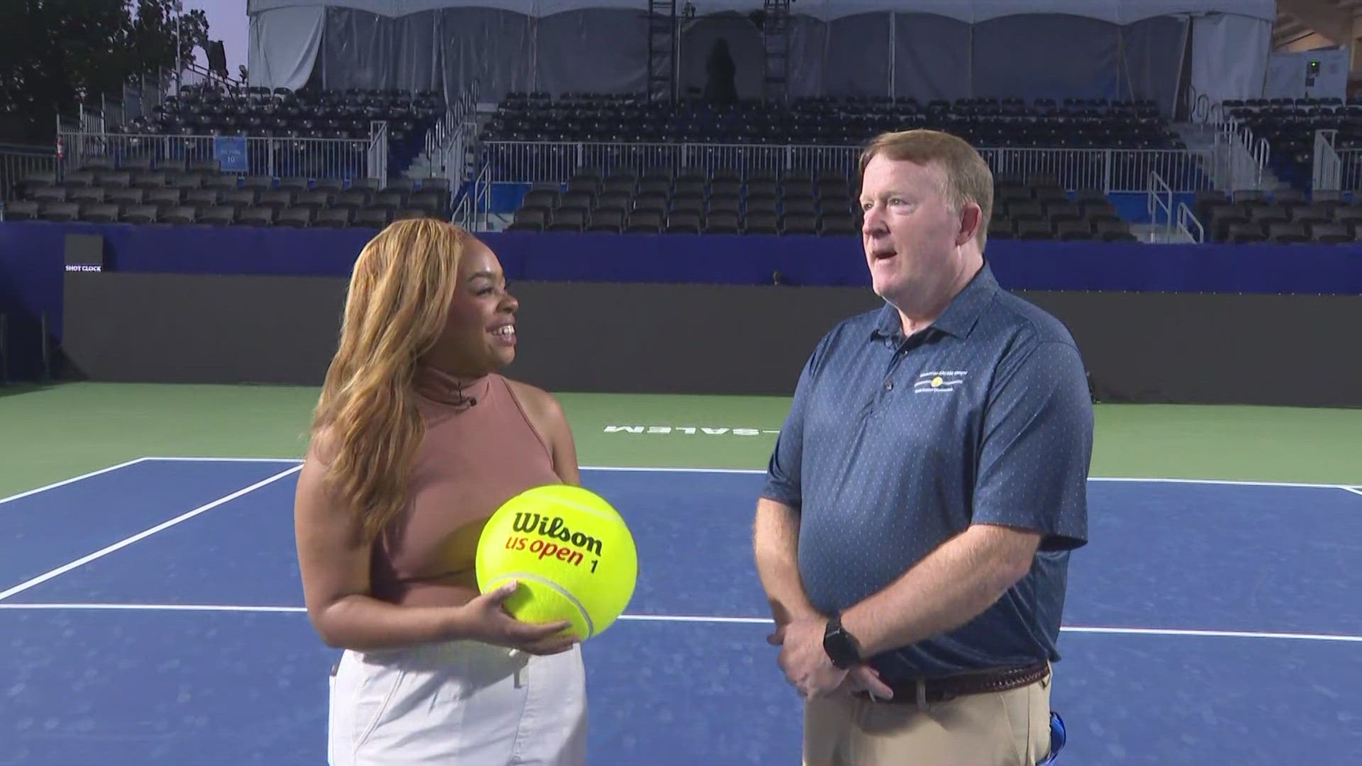 The tournament brings out tennis fans from all over.