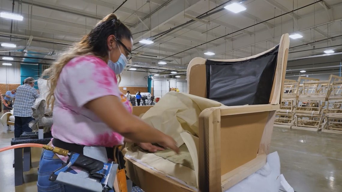 North Carolina furniture industry hit by worker shortage