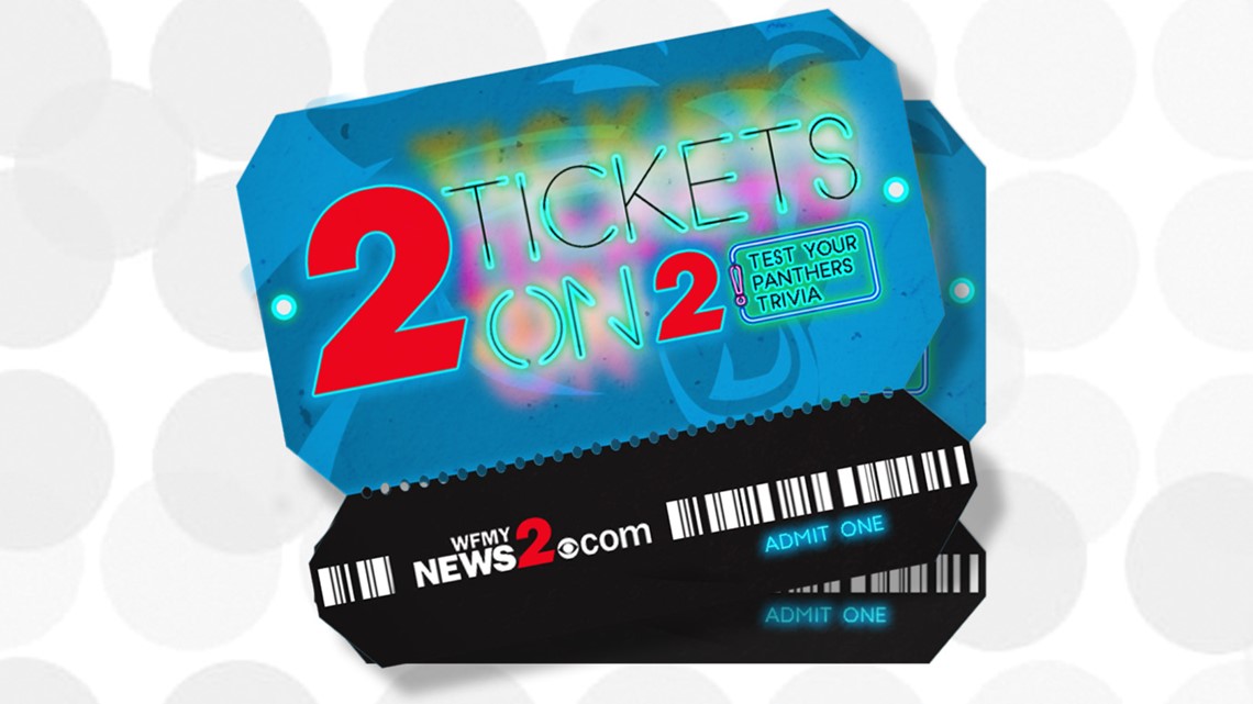 Win Carolina Panthers tickets on WFMY News 2