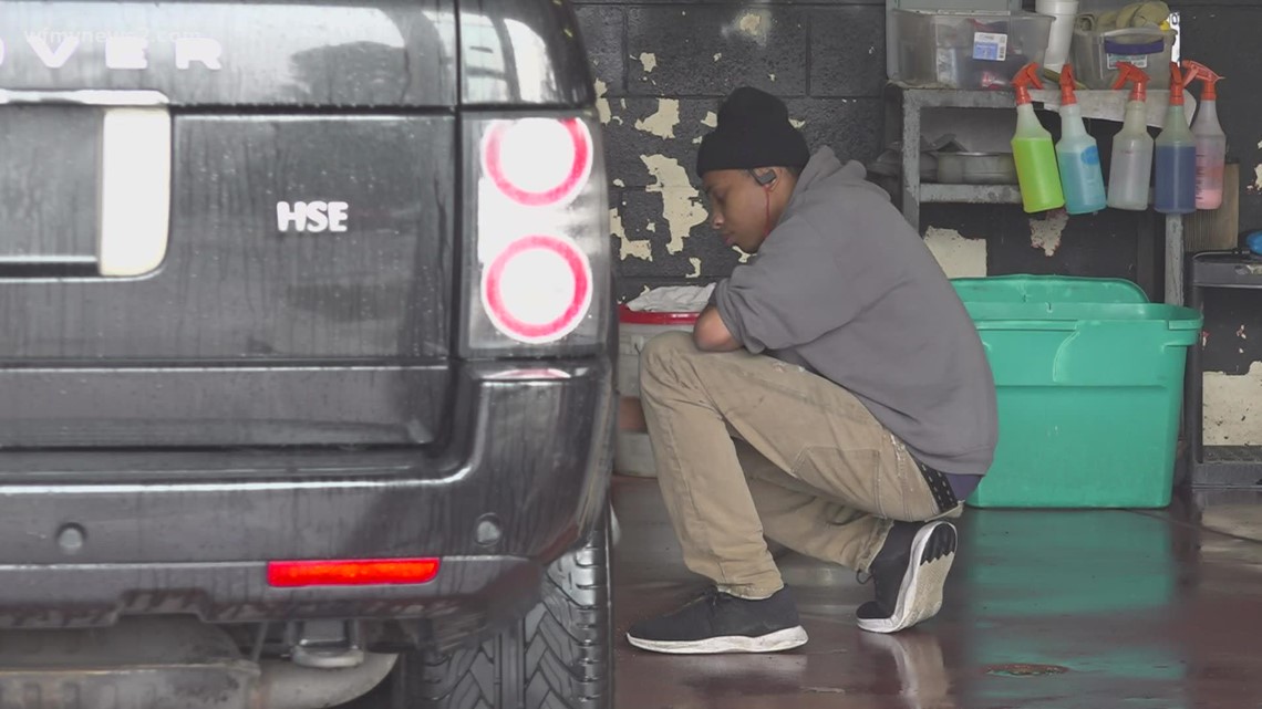 Winter Weather salt brine car wash A&F detailing Greensboro snow