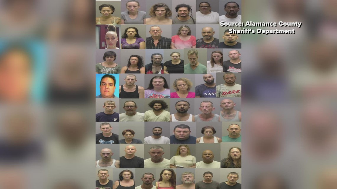 Alamance Co Drug Bust Leaves Dozen Of People Arrested
