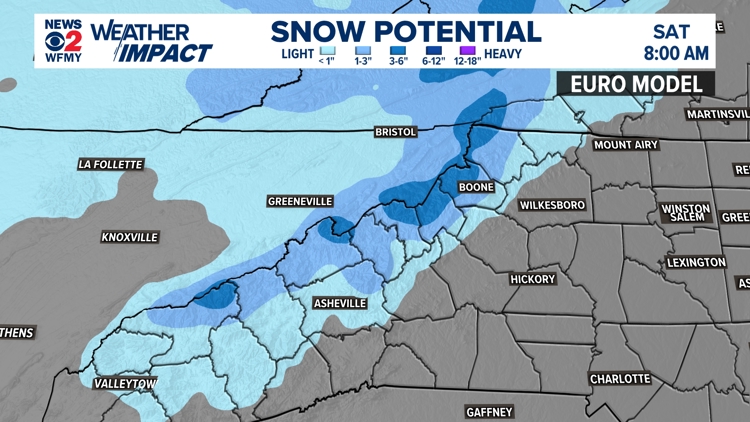 Snow likely in the North Carolina mountains late this week | wfmynews2.com