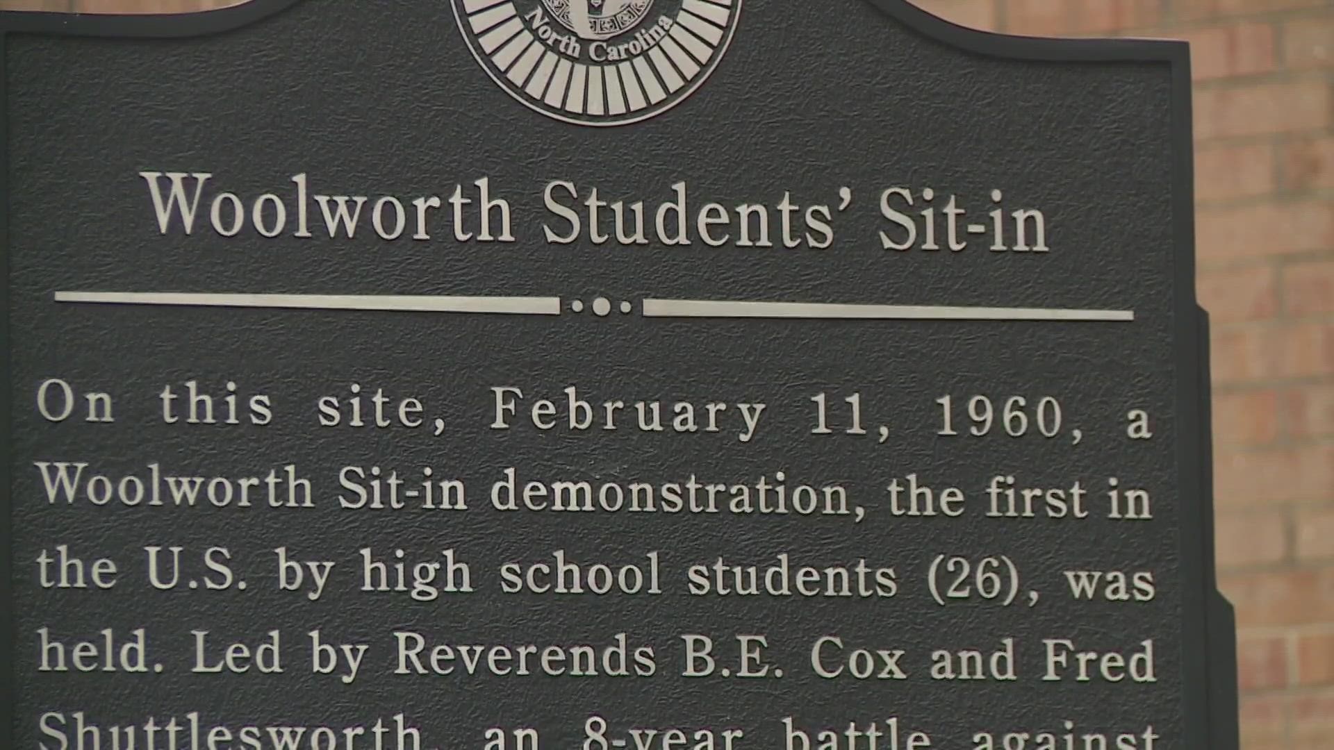 Mary Lou Andrews Blakeney was one of the original students who refused to give up her seat at Woolworth’s.