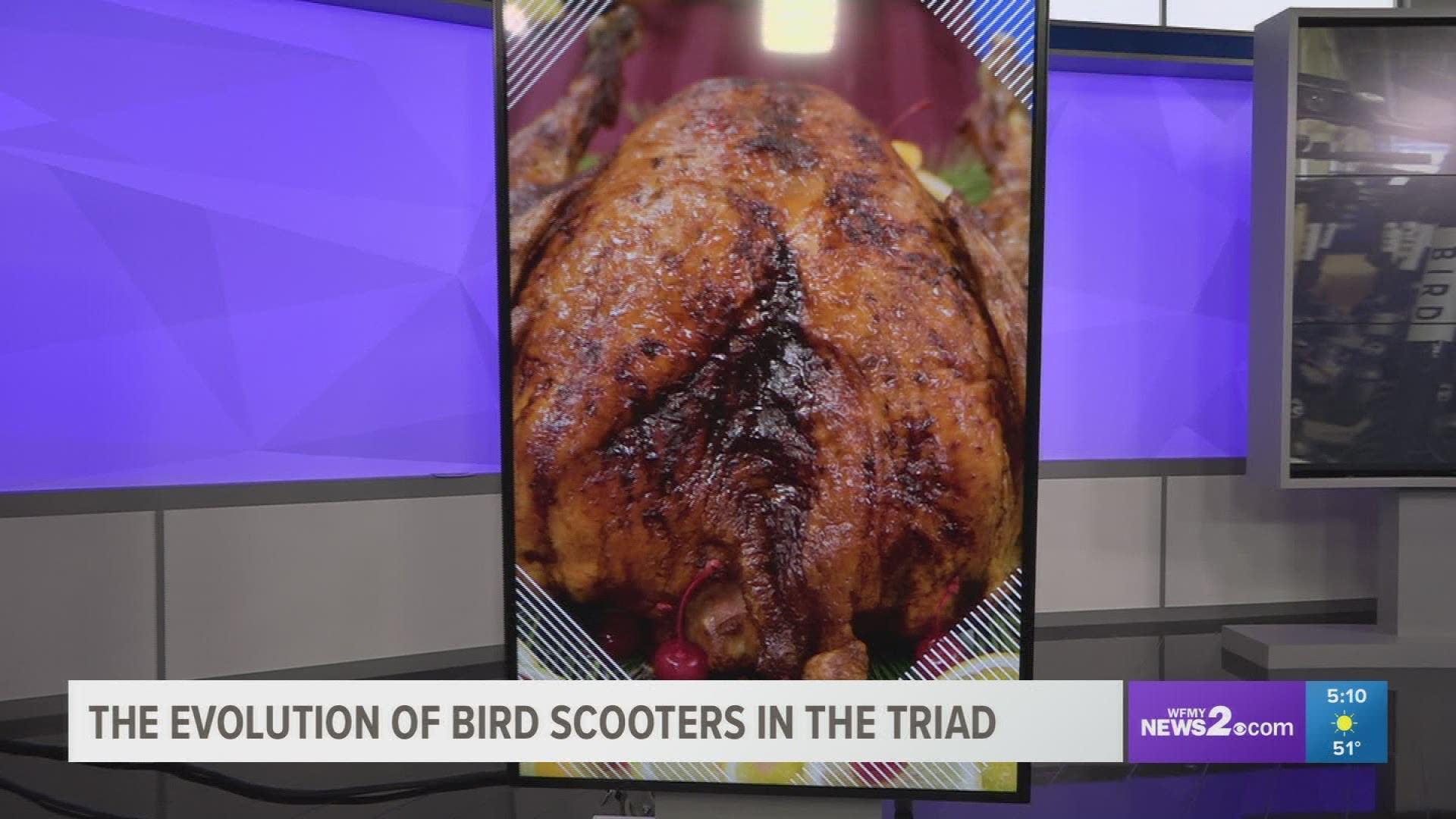 Turkeys aren't the only birds in the hot seat this month. Bird scooters have made quite the name for themselves in the Triad.