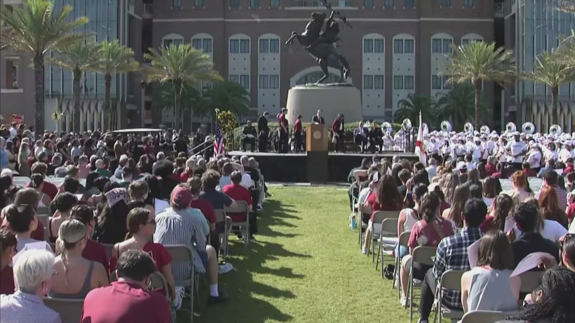 Two people were killed and six were injured in the shooting at Florida State University on Thursday, April 17.
