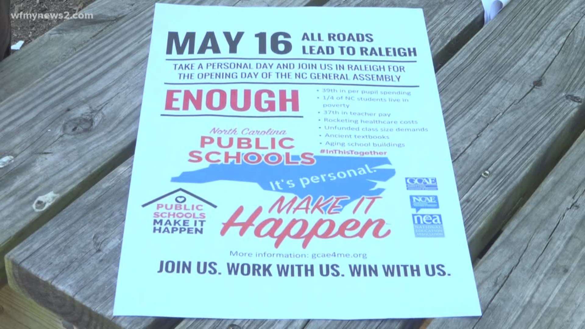 Teachers To Take Demands To Raleigh