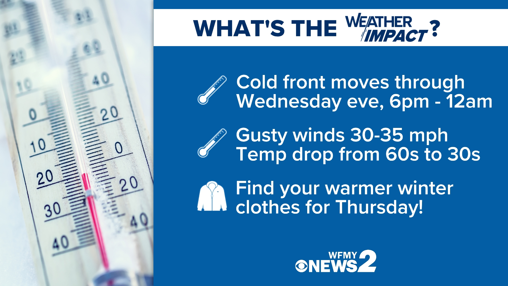 Strong Cold Front to Bring 30° Temperature Drop to North Carolina ...