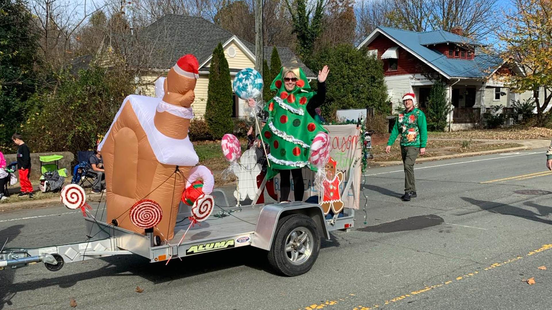 Burlington celebrated the holiday season by holding a parade on Saturday, Nov. 23.