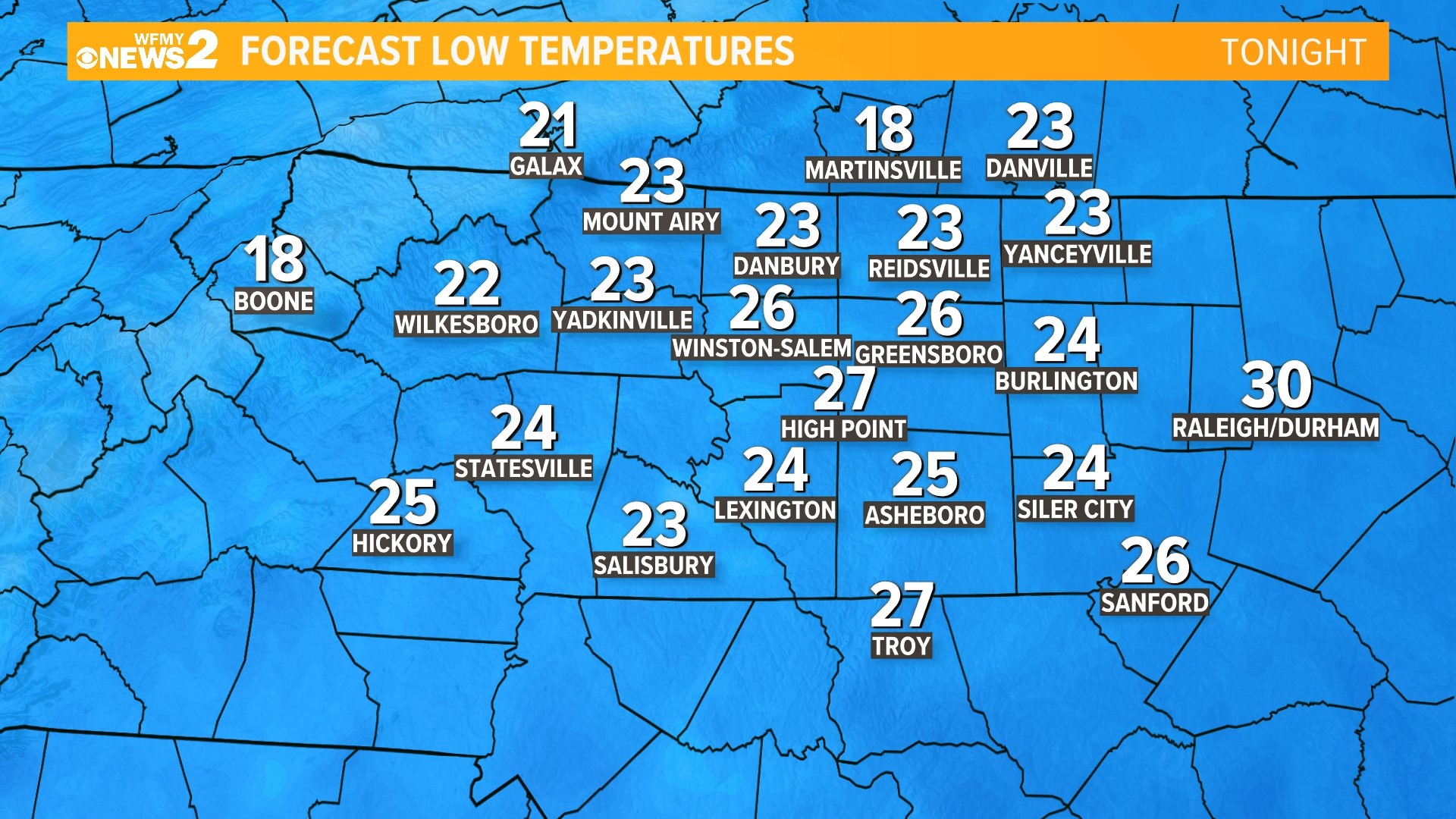 Freeze Warning Tonight Across the Triad: what it means | wfmynews2.com