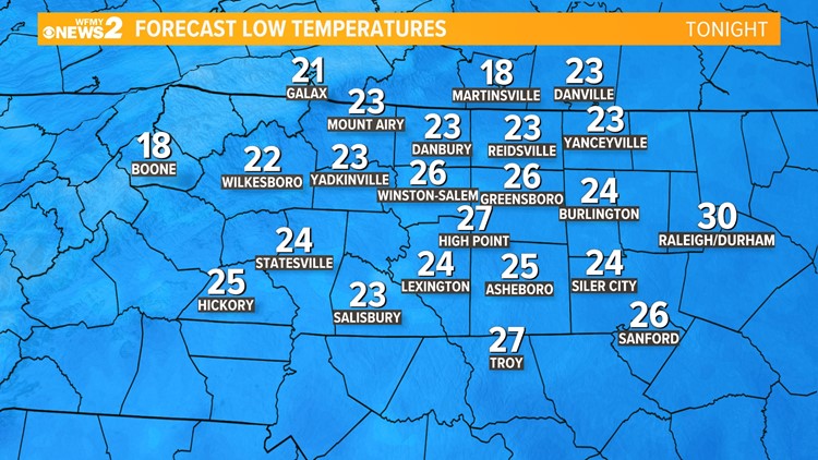 Freeze Warning Tonight Across The Triad: What It Means | Wfmynews2.com