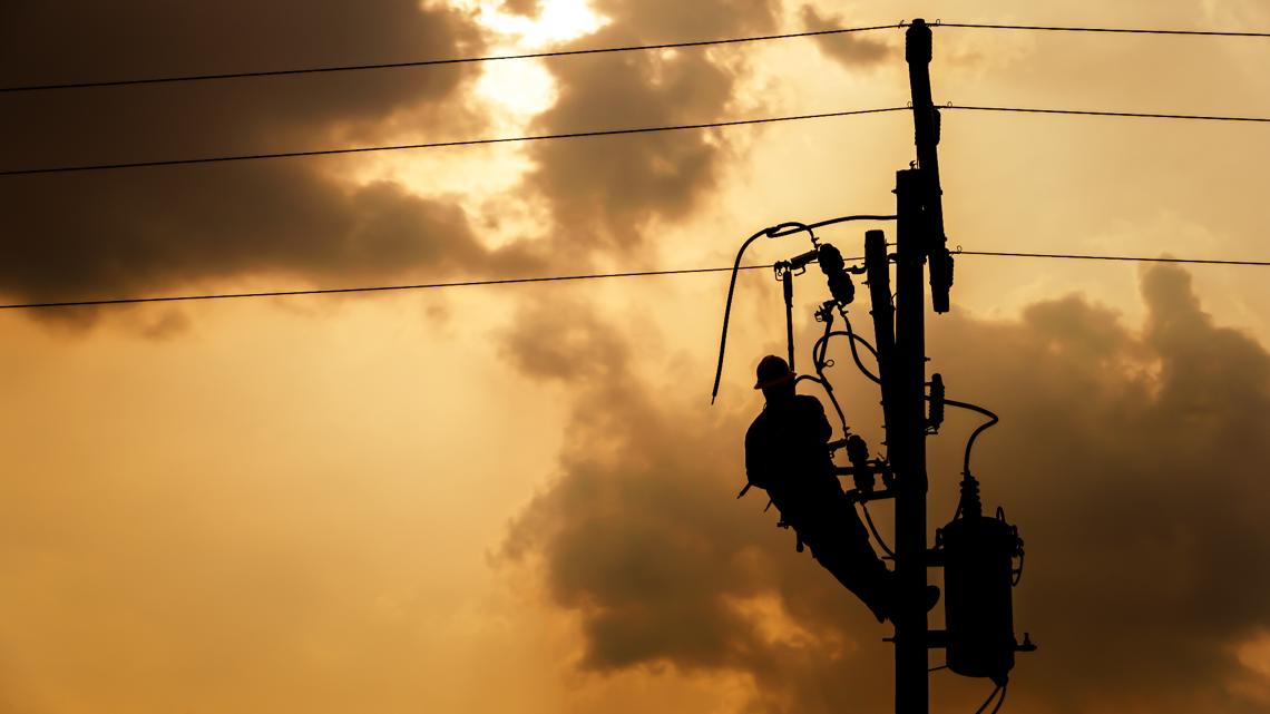 Line of severe storms causes thousands of power outages in Forsyth County