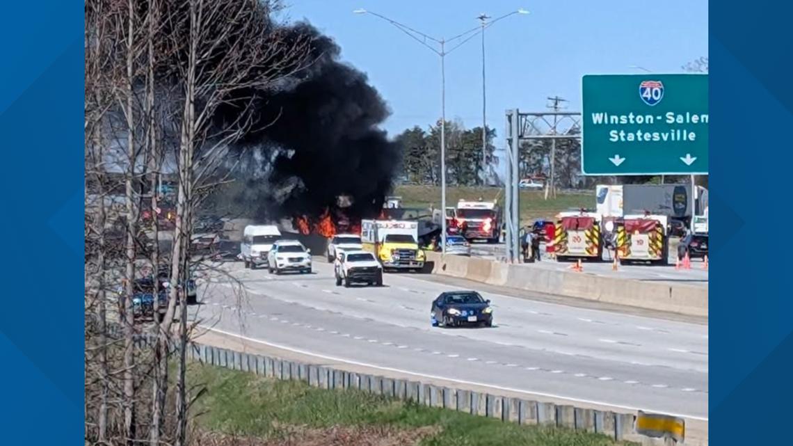 Driver identified in fiery, head on crash on I-40 West near Sandy Ridge ...