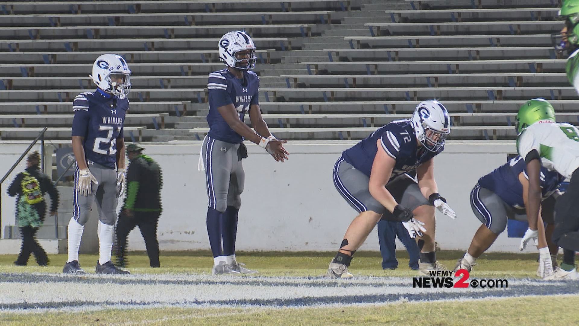 Grimsley scores early and often and beats SW Guilford 71-0.