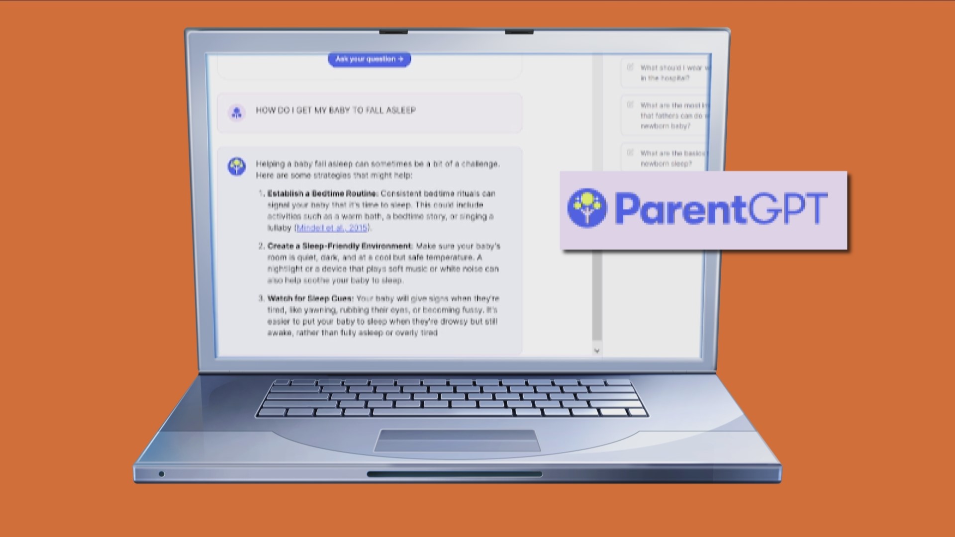 ParentGPT aims to help parents answer questions at all times of the day and night. It also has an option to get a second opinion from a real medical professional.