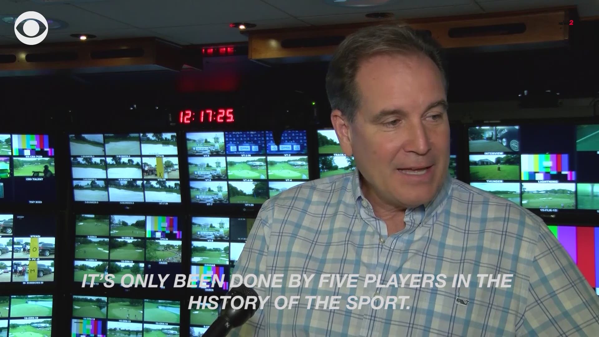 PGA: Nantz Talks About Watching History