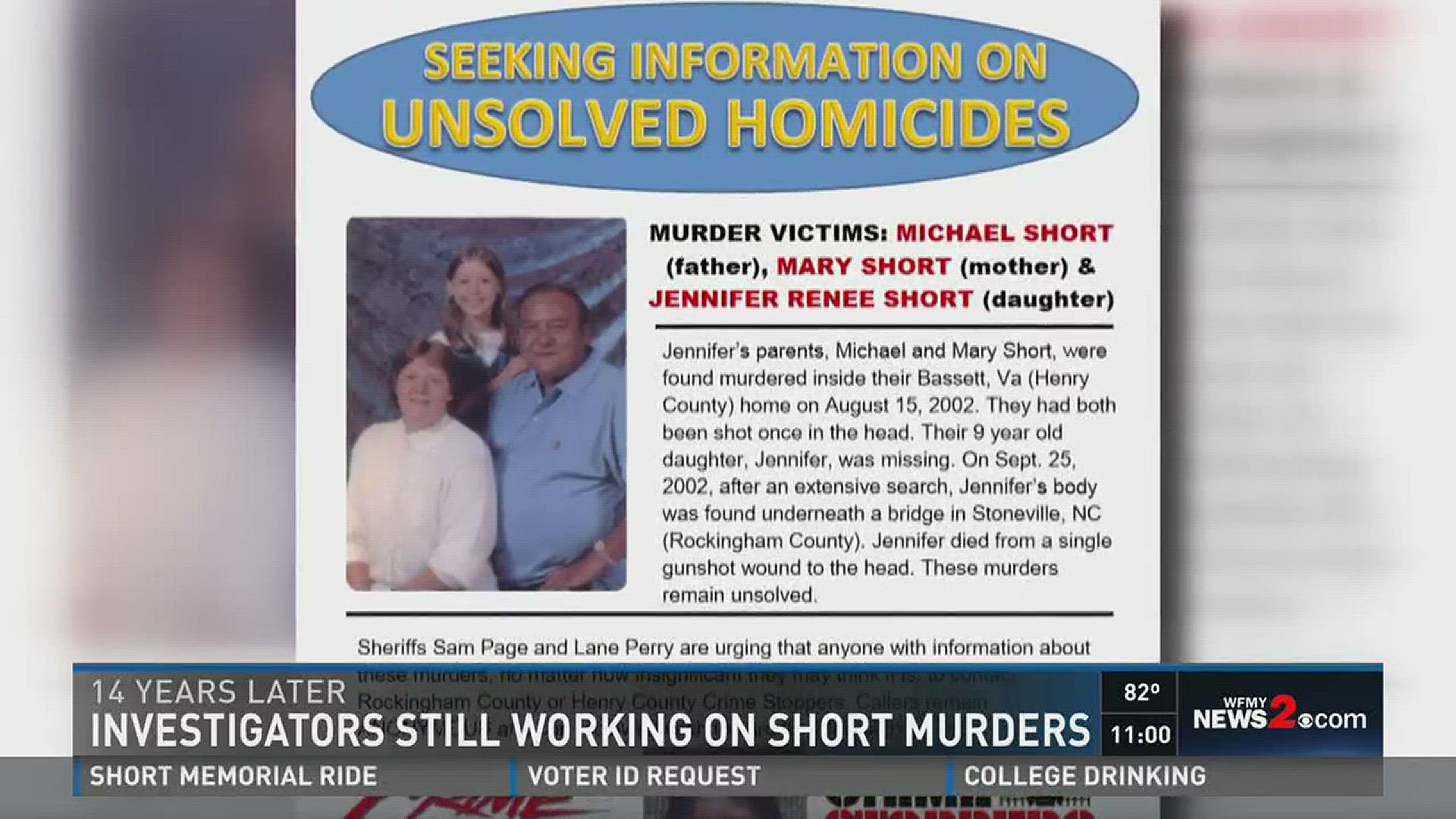 Short Family Murders 14 Years Later