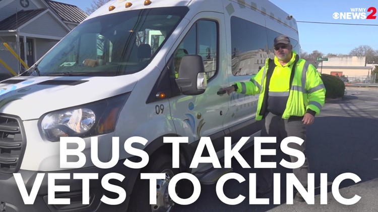 Bus takes veterans to the VA clinic in Kernersville for free