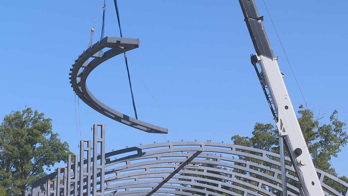 Greensboro Science Center’s massive Biodome finally starts looking like a dome