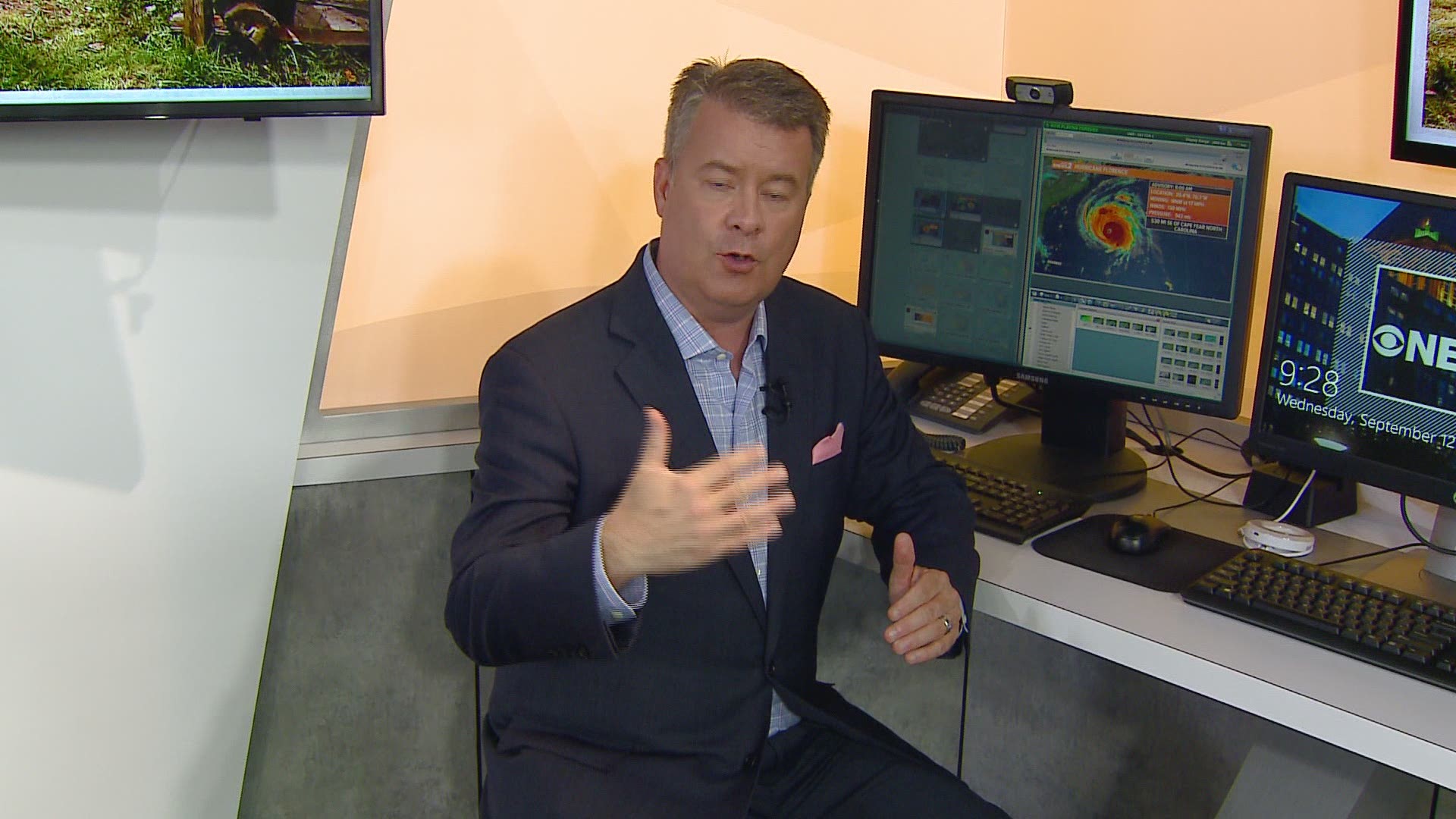 WFMY News 2's Eric Chilton Explains Why High Pressure Could Shift Hurricane Florence's Direction