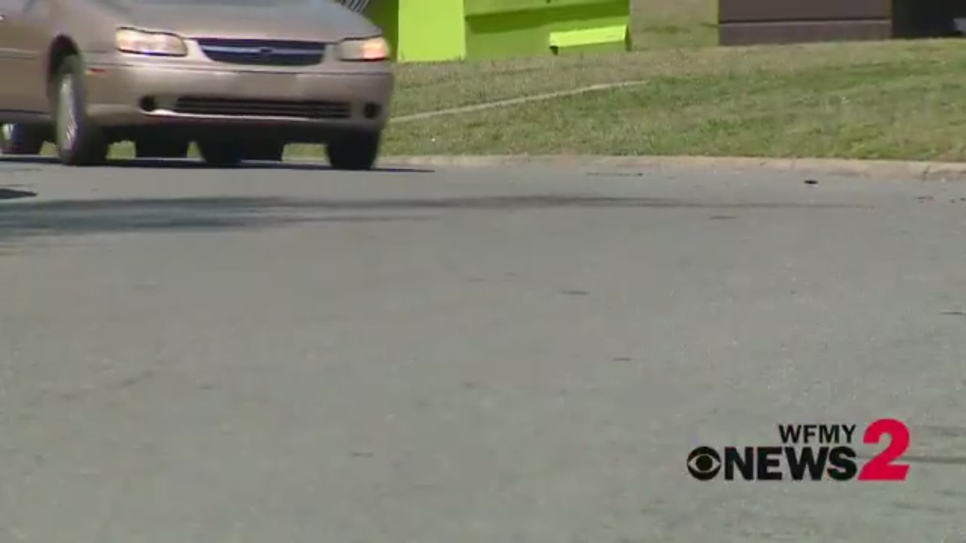 Video from the site of a hit-and-run in Burlington, NC this morning.