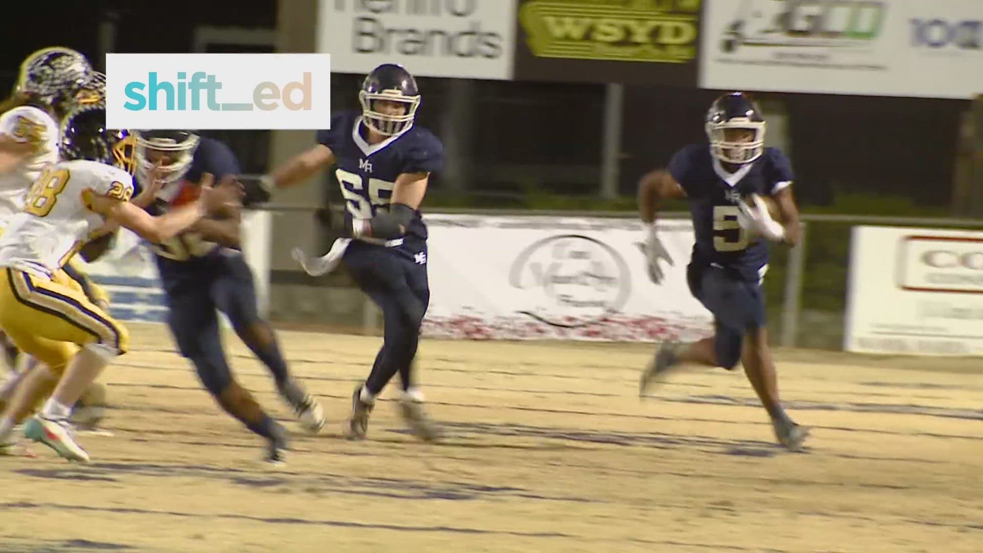 Mount Airy’s Ian Gallimore pitches to Tyler Mason who takes it 80 yards for our Shift_ed Play of the Week.