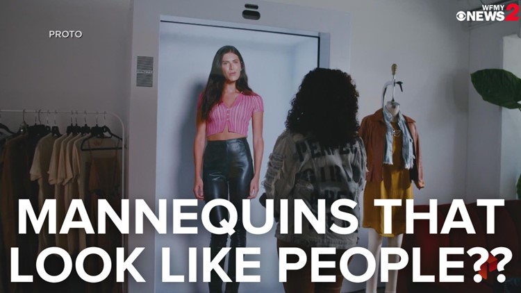 3D mannequins look like real clothing models