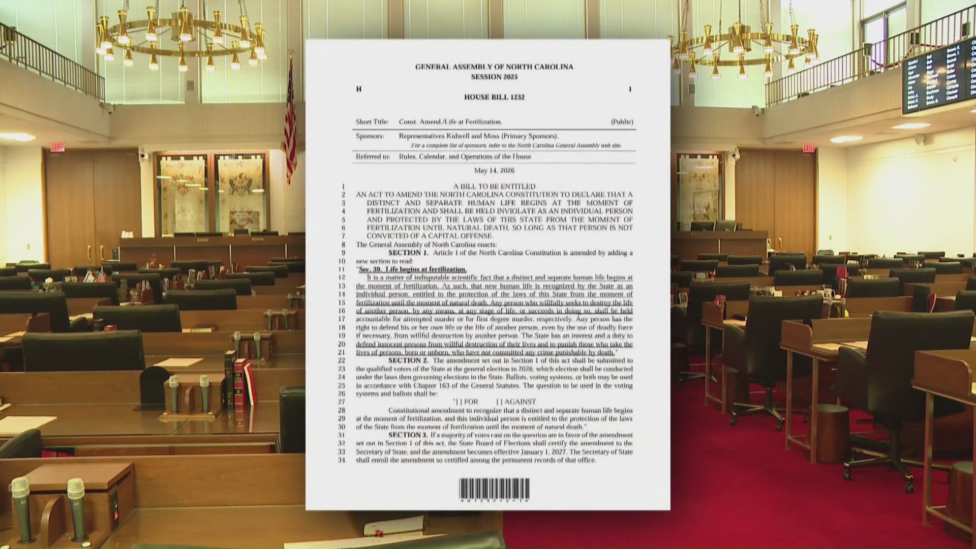 NC bill would allow deadly force to stop abortions, sponsor backs out ...